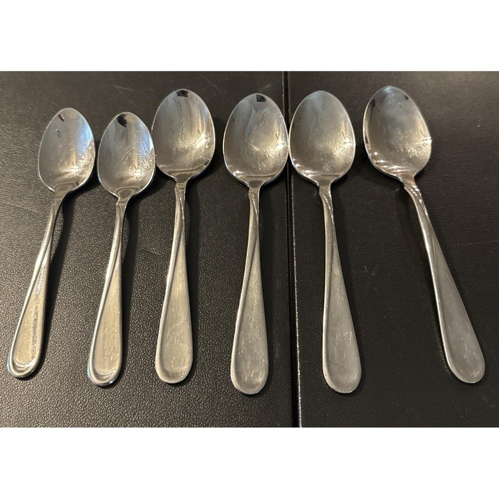 Oneida Flight Reliance Glossy‎ Flatware 2 Teaspoons 4 Soup Spoons Spoon
